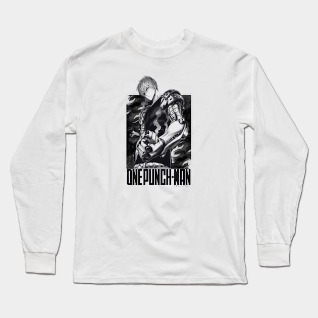 Genos - OPM Long Sleeve T-Shirt by Blackpumpkins